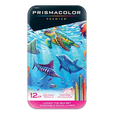 Prismacolor Premier Thick Core Colored Pencil Set, 12-Colors, Under The Sea