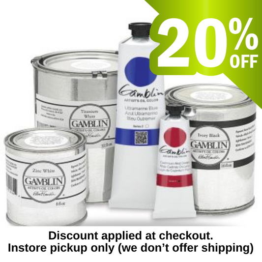 Gamblin Artist Grade Oil Colors 37ml- Pure Pigments, Lush Texture, Solvent-Free