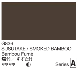 Color swatch of Susutake Smoked Bamboo with code G836