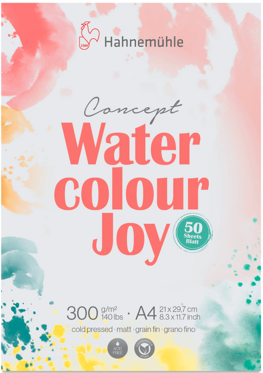 Watercolour Joy 300gsm, 50 Sheet Pad