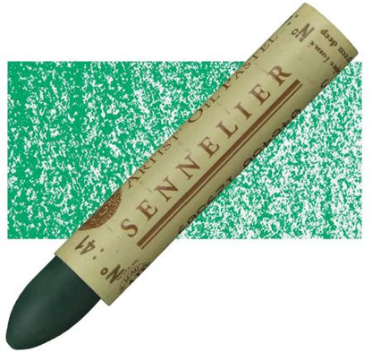 sennelier oil pastel 5ml cinnabar green deep