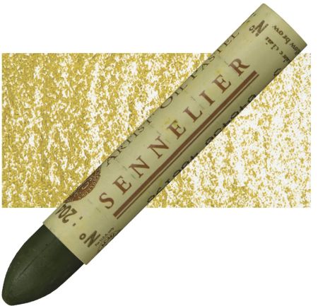 sennelier oil pastel 5ml cinnabar yellow brown