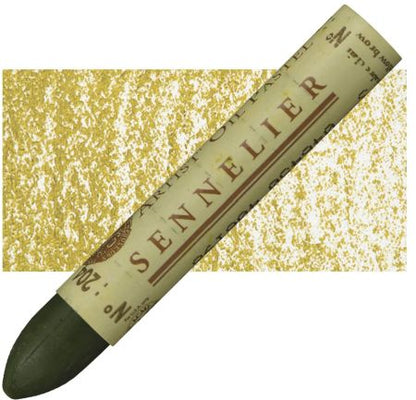 sennelier oil pastel 5ml cinnabar yellow brown