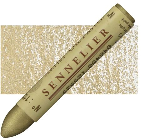 sennelier oil pastel 5ml rich pale gold