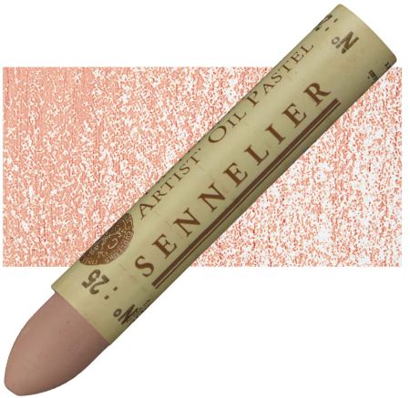 sennelier oil pastel 5ml rose ochre deep