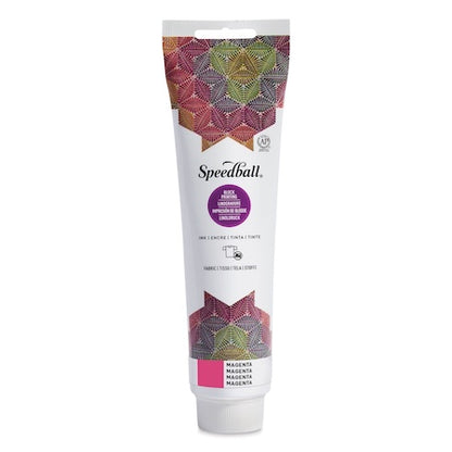 fabric block printing ink 5 ounce, magenta