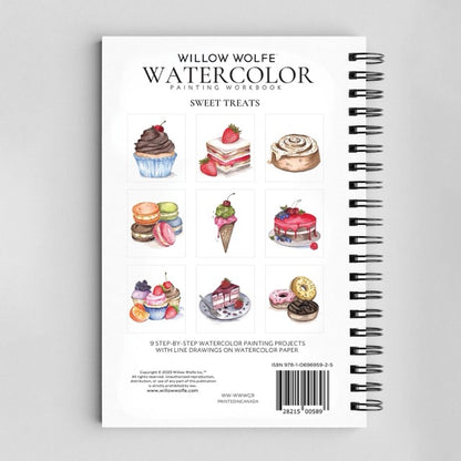 Watercolor Workbooks By Willow Wolfe— practice lessons, exercises and study projects