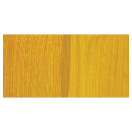 Two swatches of yellow wood texture on a white background