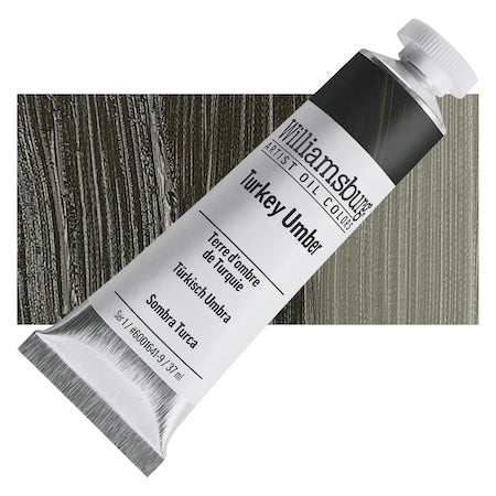 Williamsburg Handmade Oil Paint - Turkey Umber, 37 ml tube