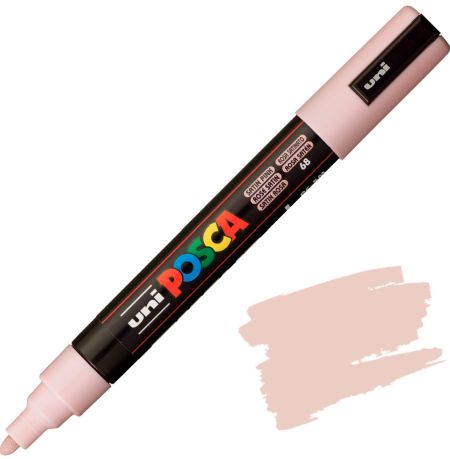 posca pc 5m marker medium bullet tip satin pink