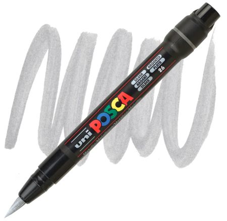 posca pcf 350 marker silver