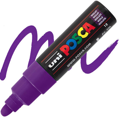 posca pc-7m marker bullet tip violet