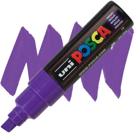 posca pc 8k marker violet