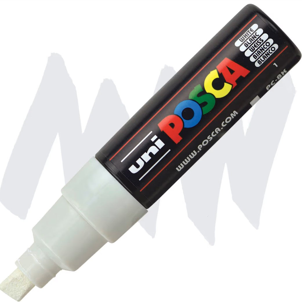 posca pc 8k marker white