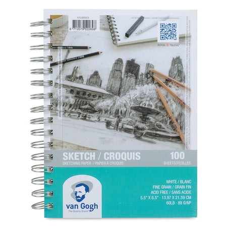 Van Gogh Sketch Paper Pads, Sheets 60LB