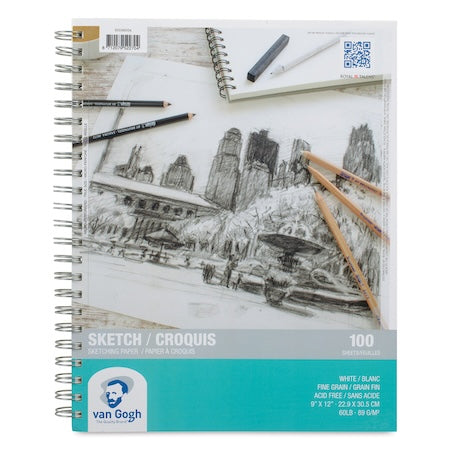 Van Gogh Sketch Paper Pads, Sheets 60LB