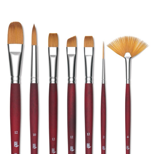 Velvetouch Series 3900 Long Handle Luxury Synthetic Blend Brushes