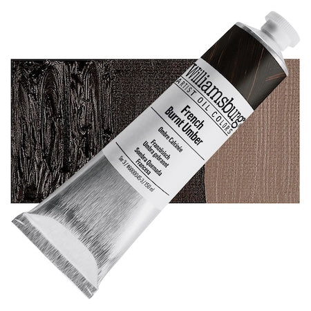 Williamsburg Handmade Oil Paint ,150 ml tube - French Burnt Umber,