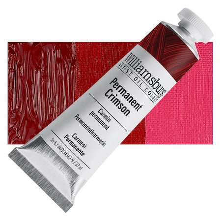 Williamsburg Artist Oil Colors, 150ml Tubes, Permanent Crimson