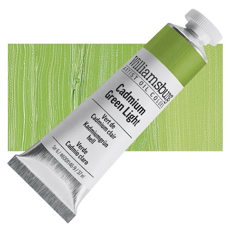 Williamsburg Handmade Oil Paint - Cadmium Green Light, 37 ml tube