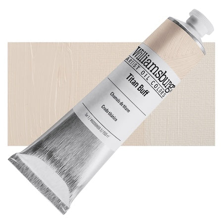 Williamsburg Artist Oil Colors, 37ml Tubes, Titanium Buff