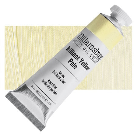 Williamsburg Handmade Oil Paint - Brilliant Yellow Pale