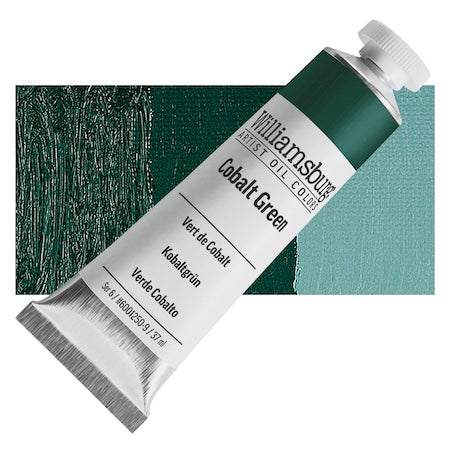 Williamsburg Handmade Oil Paint - Cobalt Green, 37 ml tube