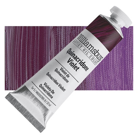 Williamsburg Handmade Oil Paint - Quinacridone Violet, 37 ml tube