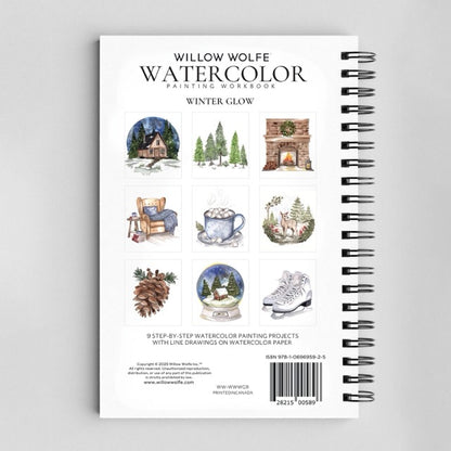 Watercolor Workbooks By Willow Wolfe— practice lessons, exercises and study projects
