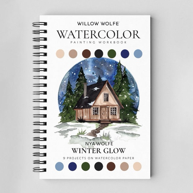 Watercolor Workbooks By Willow Wolfe— practice lessons, exercises and study projects