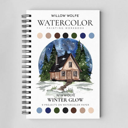 Watercolor Workbooks By Willow Wolfe— practice lessons, exercises and study projects