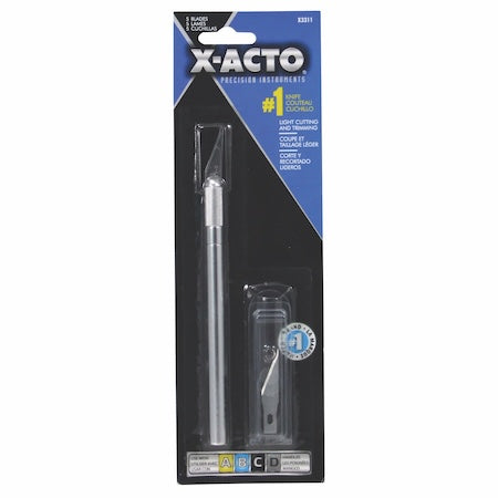 X-Acto #1 Knife with 5 Blades - Aluminum