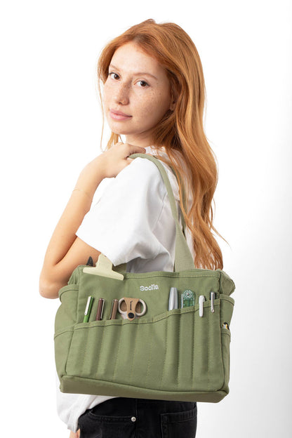 Soolla Studio Artist Bag, Creamsicle Crush, Yarn Bag