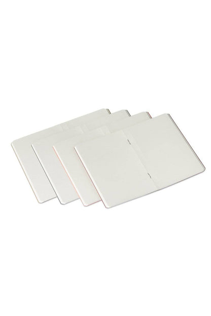 Fabriano EcoQua Pocket-Sized Notebook, 4 Notebook Pack