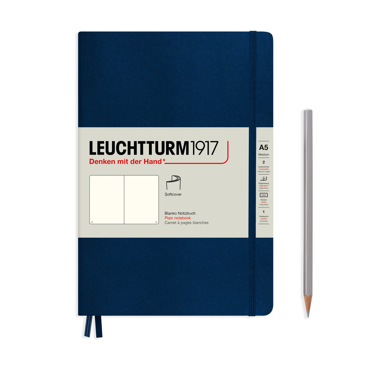 LEUCHTTURM1917 Medium A5 Notebook – Hardcover & Softcover