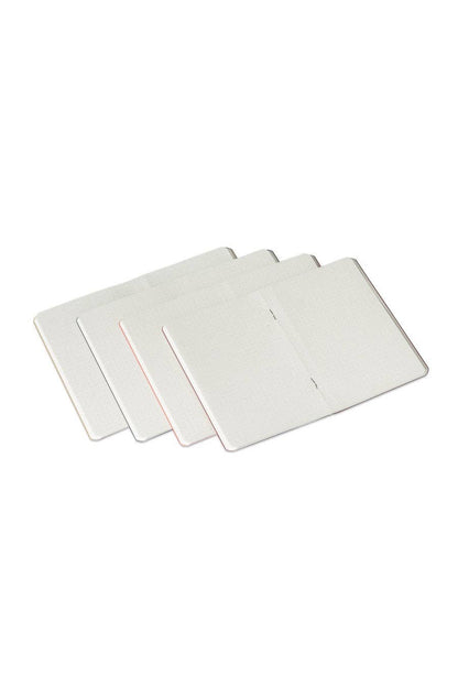 Fabriano EcoQua Pocket-Sized Notebook, 4 Notebook Pack