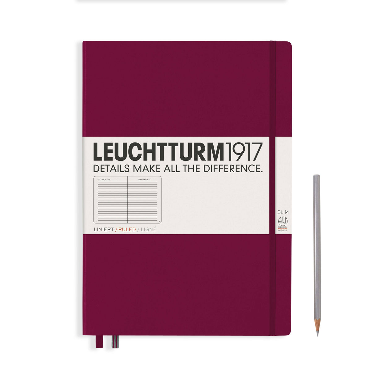 LEUCHTTURM1917 Master Slim Notebook A4+ – 123 Pages