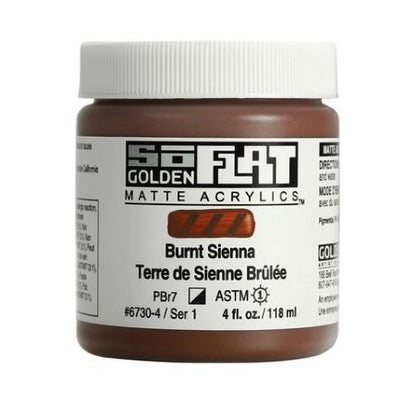 Golden SoFlat Matte Acrylic Paint, Professional Matte Acrylics for Artists