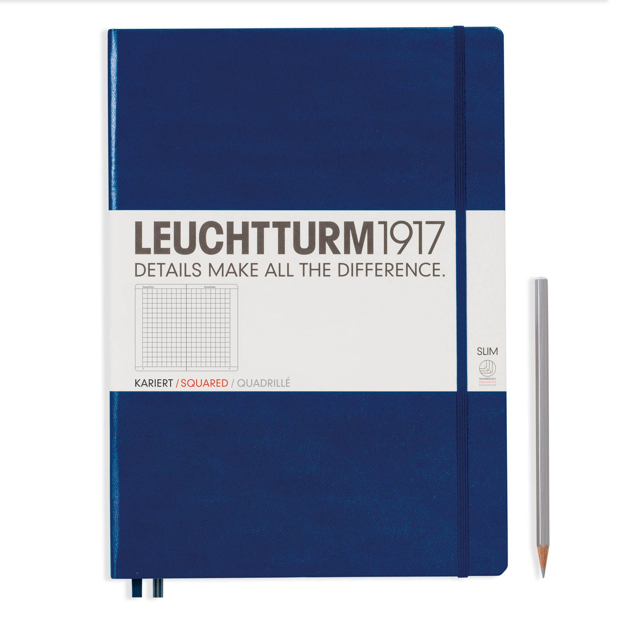 LEUCHTTURM1917 Master Slim Notebook A4+ – 123 Pages