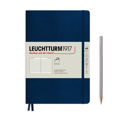 LEUCHTTURM1917 Medium A5 Notebook – Hardcover & Softcover