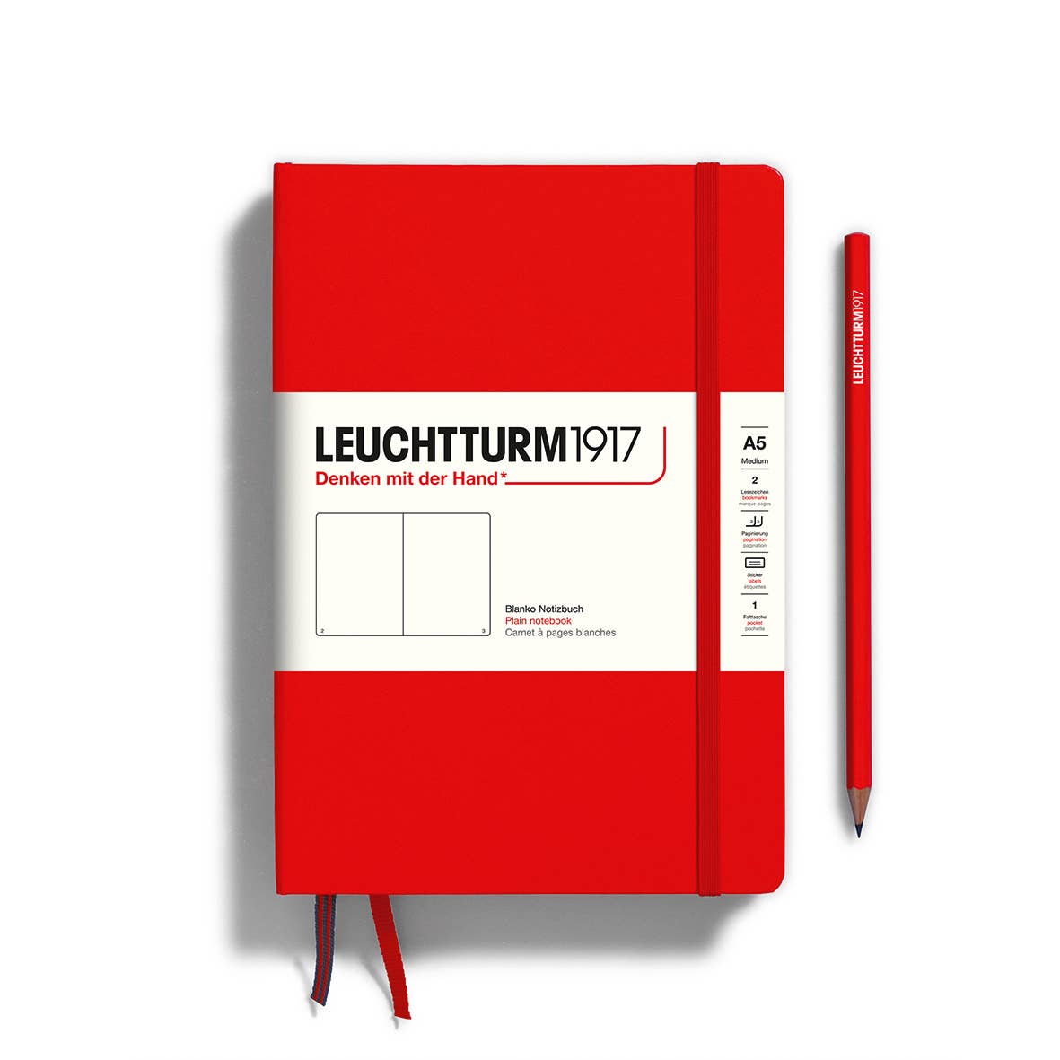 LEUCHTTURM1917 Medium A5 Notebook – Hardcover & Softcover