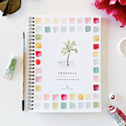 Watercolor Workbooks By Emily Lex Studio  — practice lessons, exercises and study projects