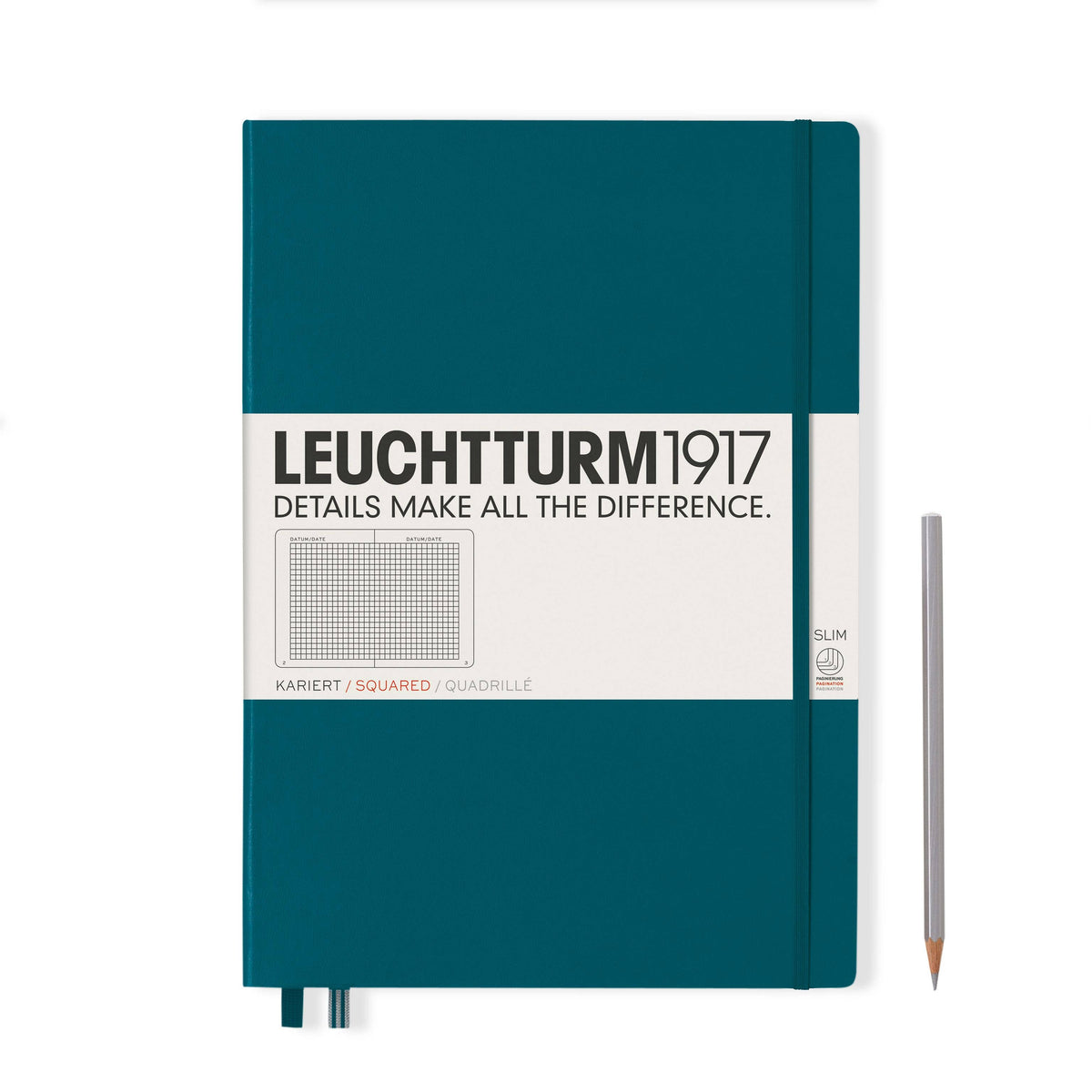 LEUCHTTURM1917 Master Slim Notebook A4+ – 123 Pages