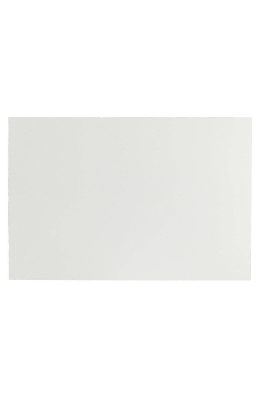 White rectangular tile on a white background