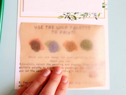 Ocean Beach Landscape Watercolor Paint by Number DIY  Kit