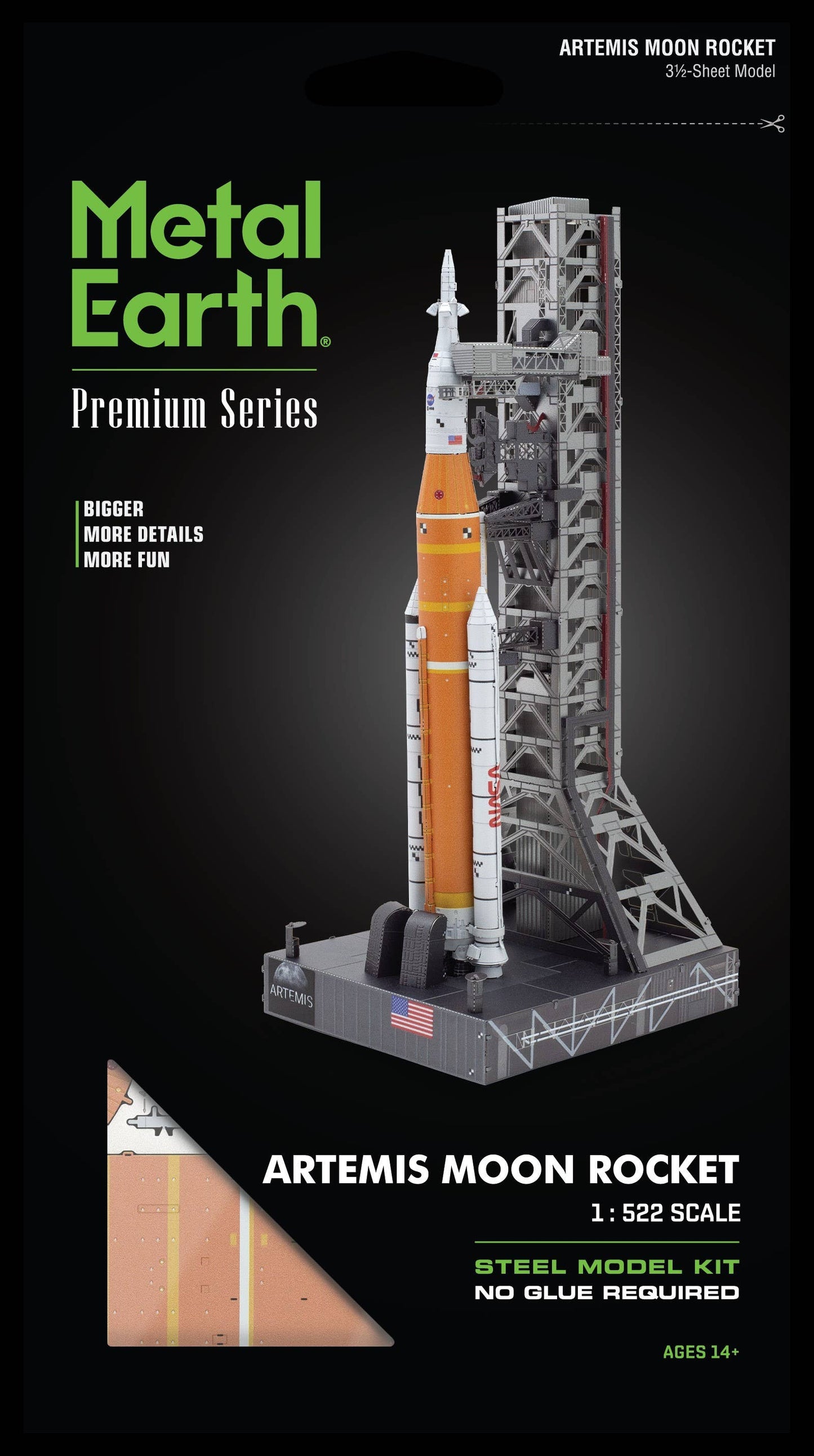Artemis Moon Rocket - Premium Series Metal Earth