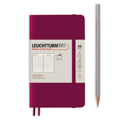 LEUCHTTURM1917 Pocket Notebook A6 – Hardcover & Softcover