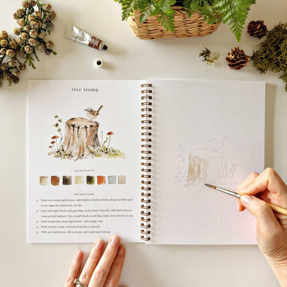Watercolor Workbooks By Emily Lex Studio  — practice lessons, exercises and study projects