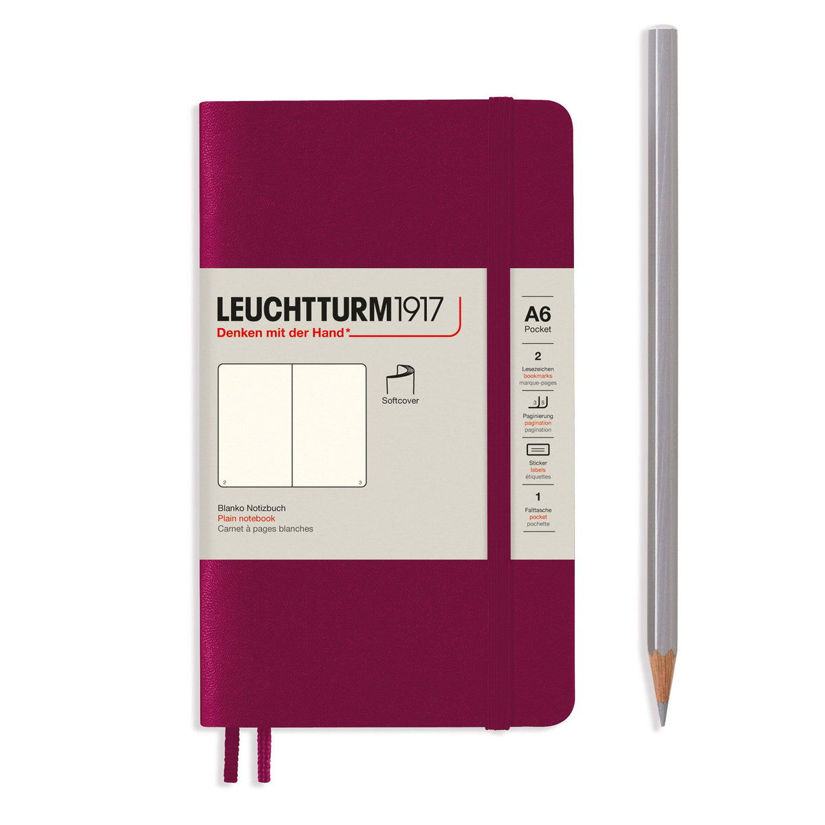 LEUCHTTURM1917 Pocket Notebook A6 – Hardcover & Softcover