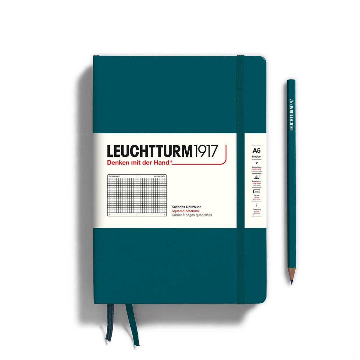 LEUCHTTURM1917 Medium A5 Notebook – Hardcover & Softcover